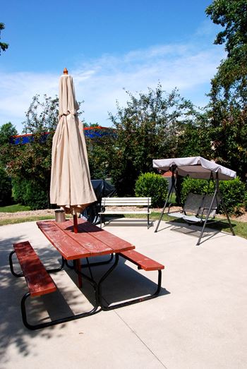 Picnic and bbq area